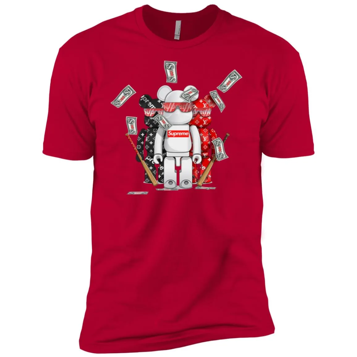 Supreme Lego Robot T-shirt Men Short Sleeve T-Shirt