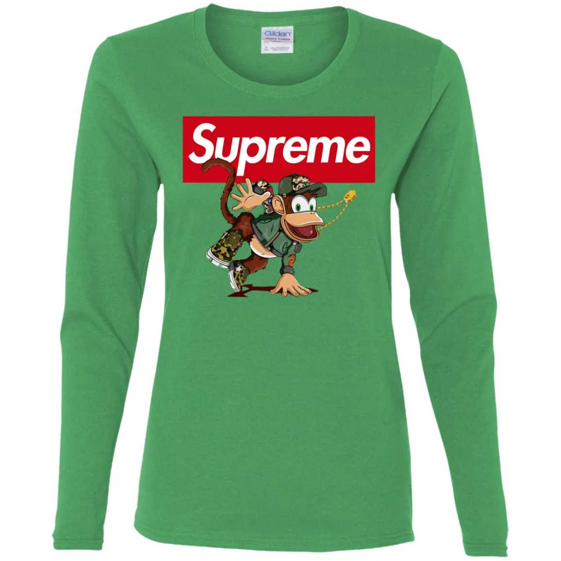 Supreme Monkey T-shirt Women Long Sleeve Shirt