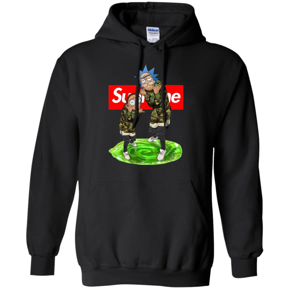 Supreme Rick And Morty Best T-shirt Pullover Hoodie Sweatshirt