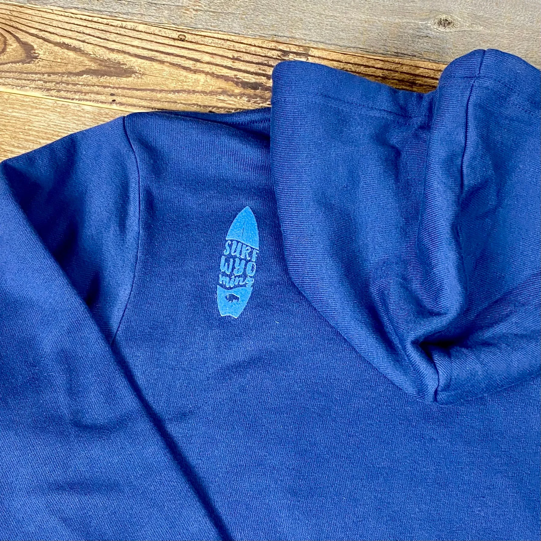 Surf Wyoming® Gee'ode Logo Bison Hoodie - Navy