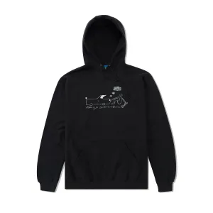 Truck Repair Pullover Hood, Black