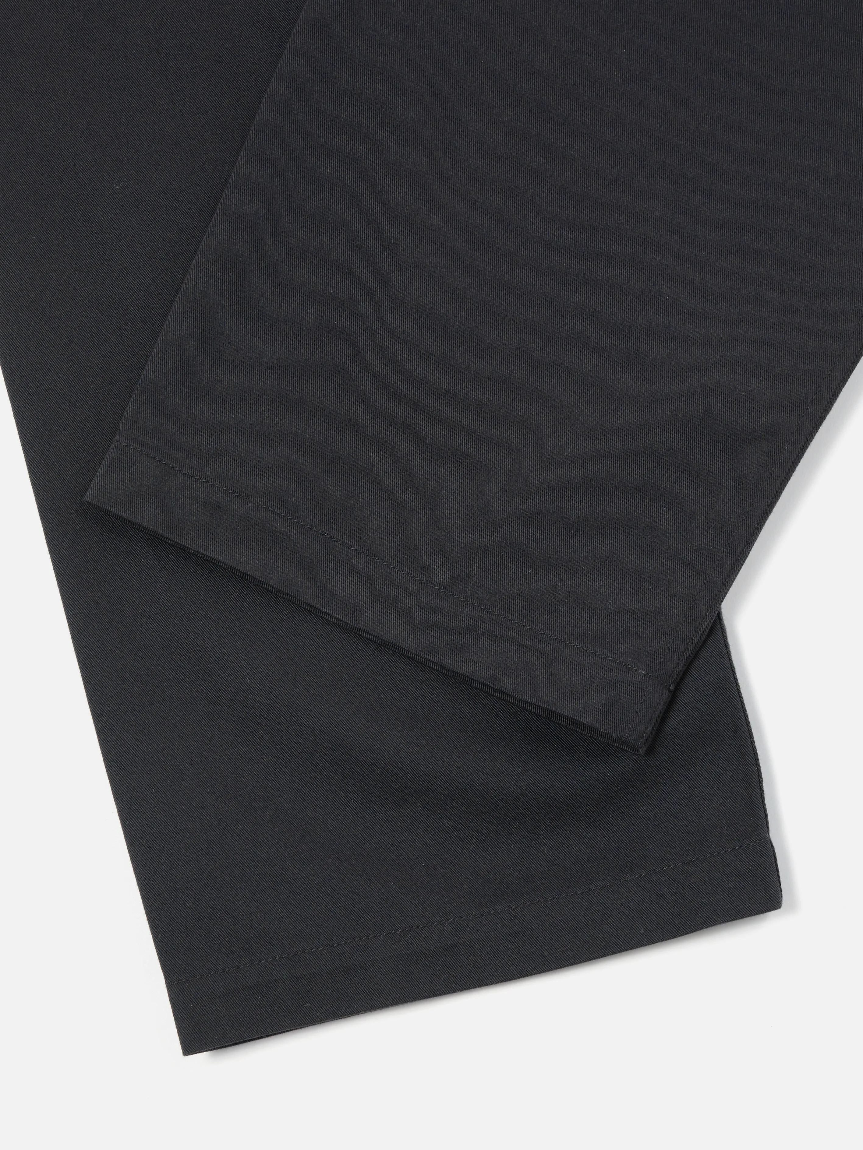 Universal Works, Double Pleat Pant, Black Twill