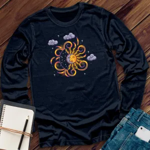 Vibrant Sun And Moon Long Sleeve