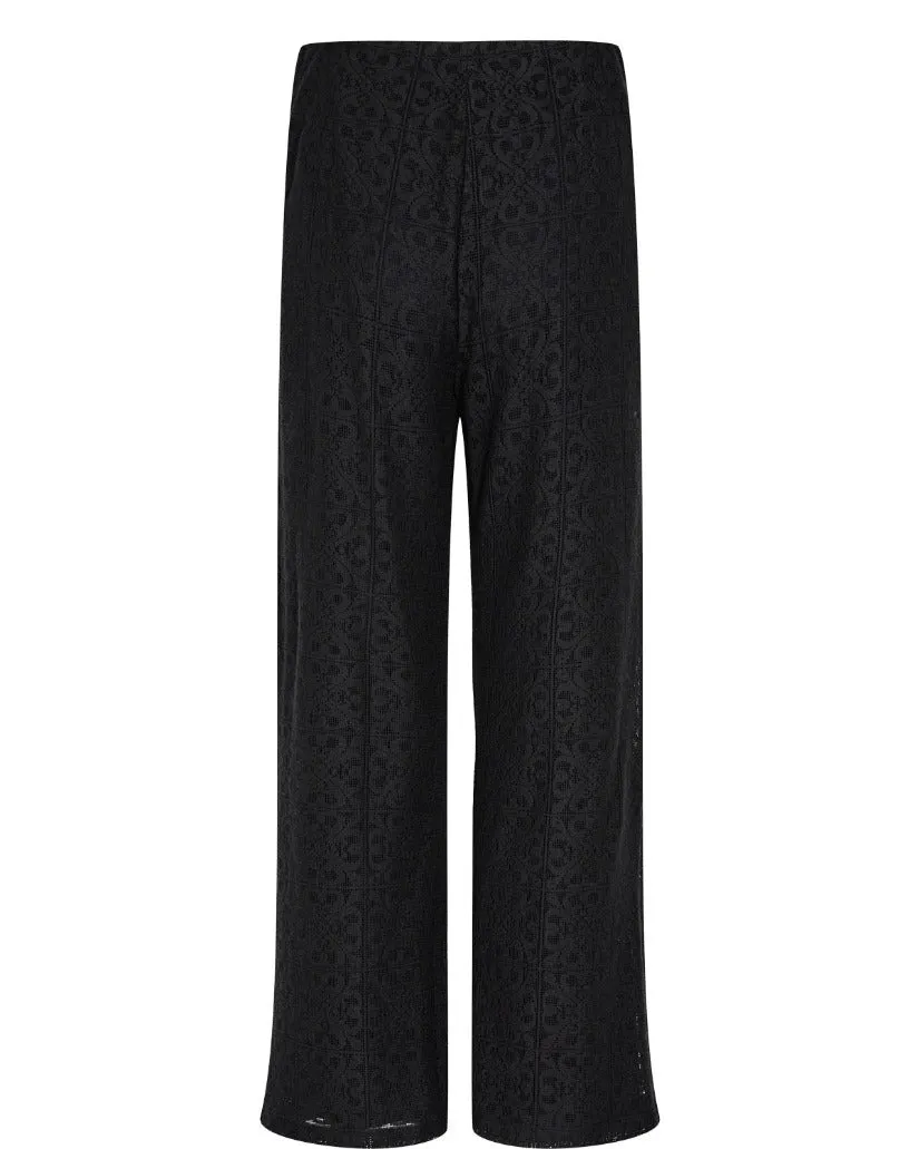 Viol Lace Trousers Caviar