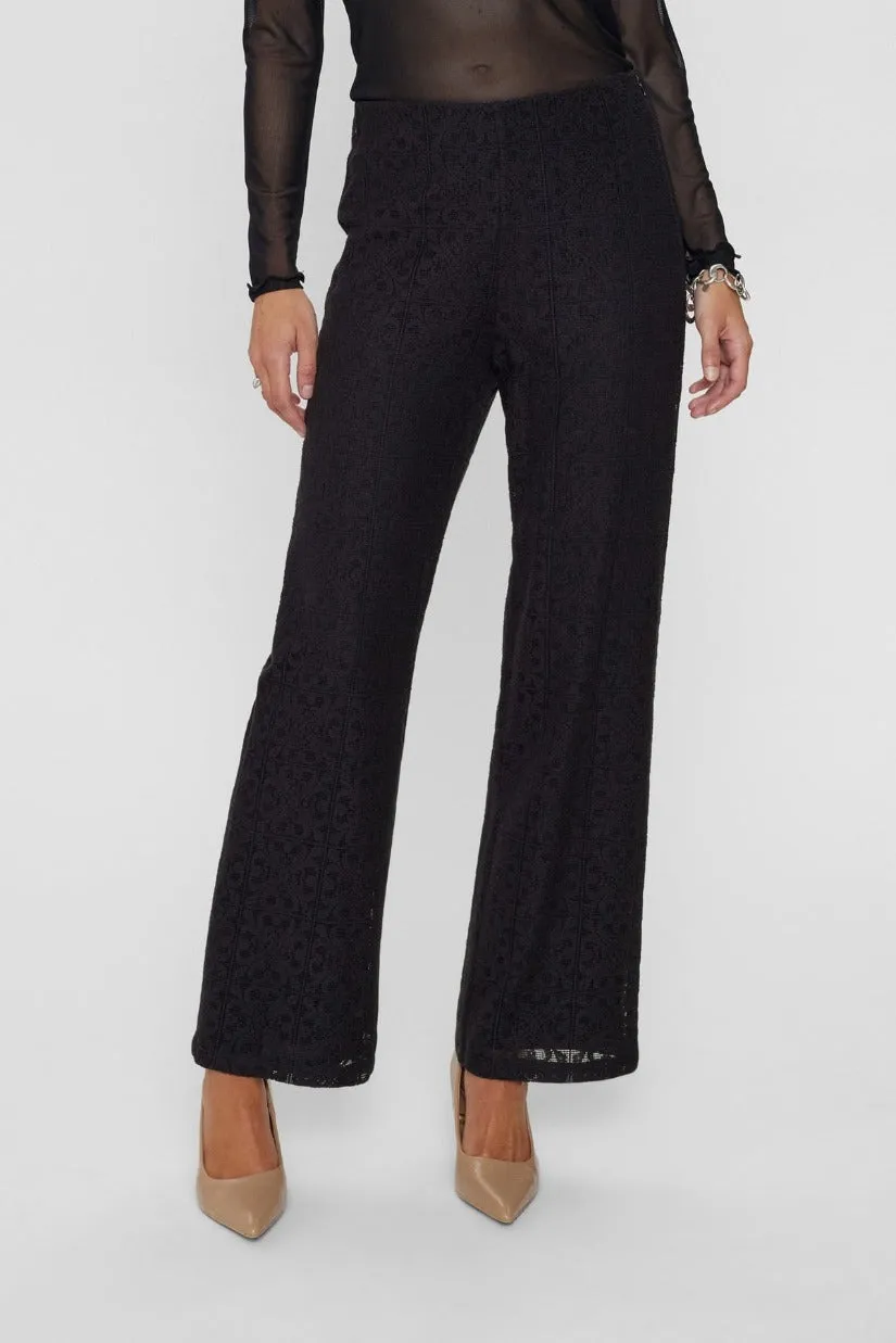 Viol Lace Trousers Caviar