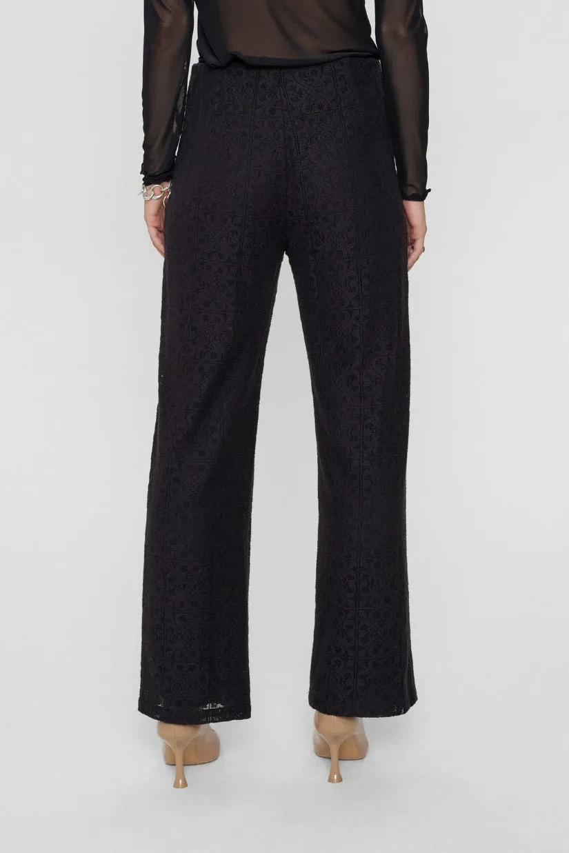 Viol Lace Trousers Caviar