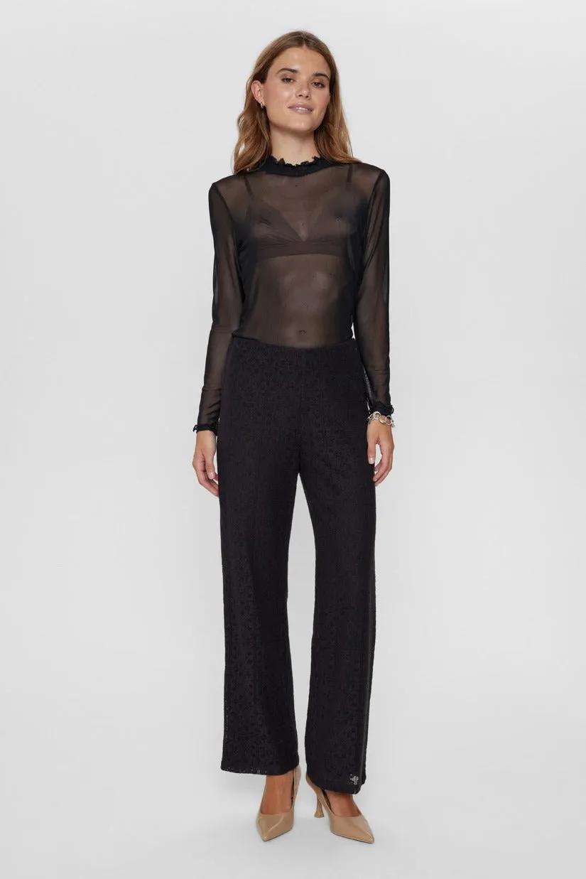 Viol Lace Trousers Caviar