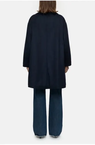 Wool coat Navy