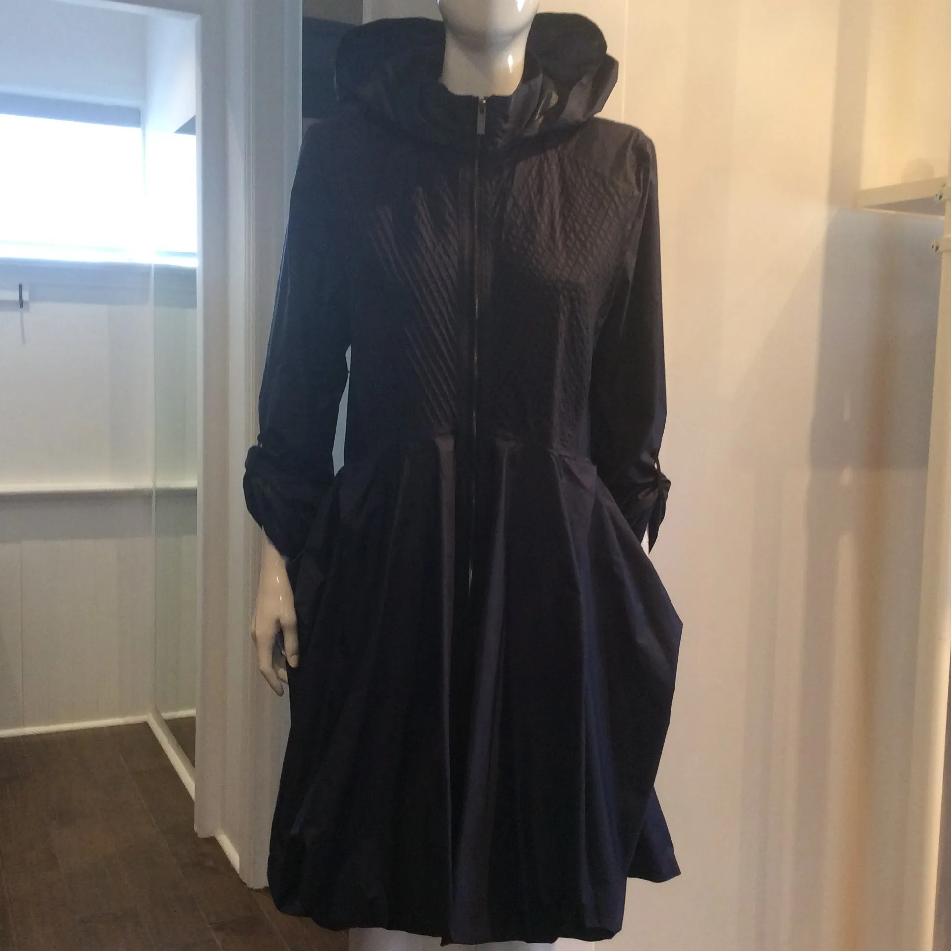 ZAC POSEN Hooded Rain/ Trench Coat